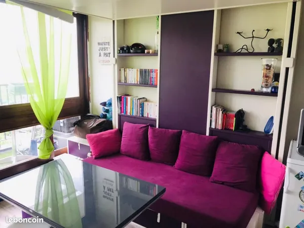 Studio meublé 20 m² - Le Chesnay - Balcon, cave, piscine et tennis
