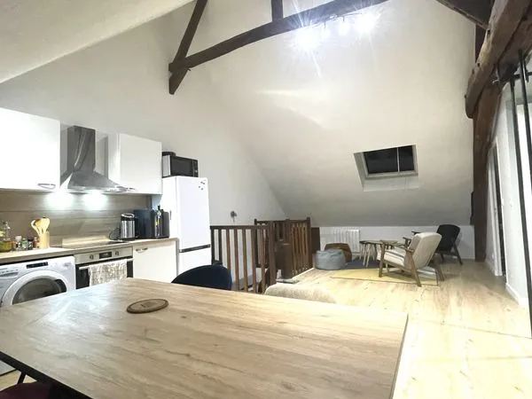 Appartement rénové de 2 chambres - centre ville