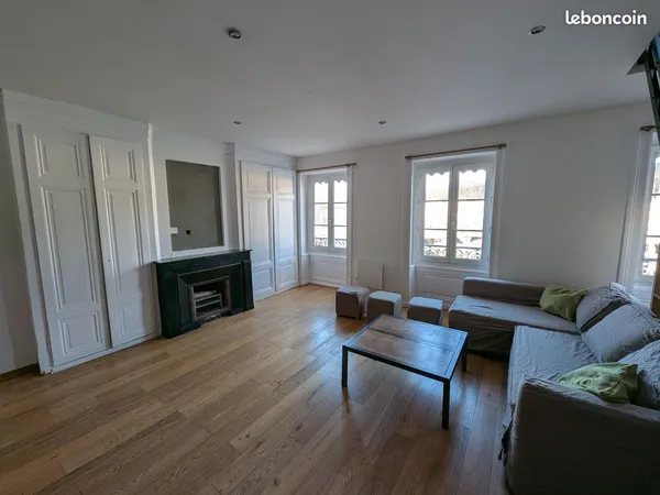 Loft Duplex d'Exception Vue Saône - Meublé 60m² Carrez (65m² utiles)