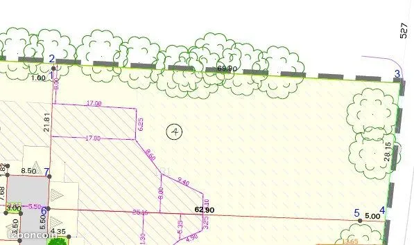 Terrain 1977 m² Mayenne