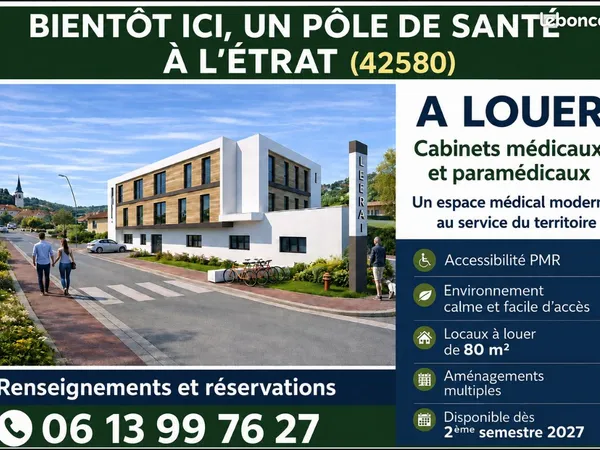 Locaux professionnels pôle médical