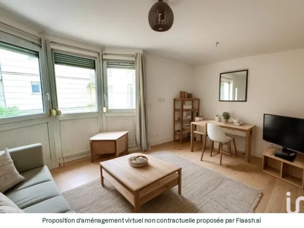 Appartement 1 pièce 28 m²
