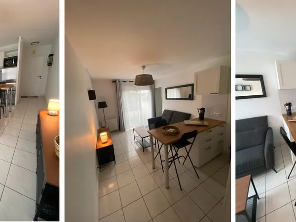 T2 rénové avec balcon et Garage individuel / Résidence avec piscine d'été chauffée. Nantes EST