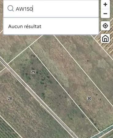 Vend terrain de loisirs