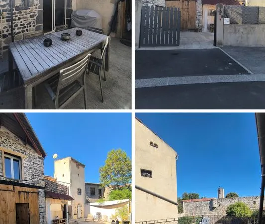 Ancien corps de ferme de village - Airbnb + grange 80 m² + pigeonnier - Meilhaud