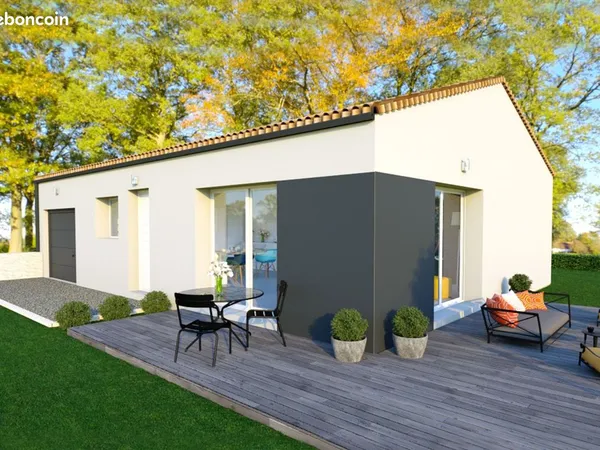 Maison 2 chambres sur un terrain de 230 m² à LA TRANCHE-SUR-MER