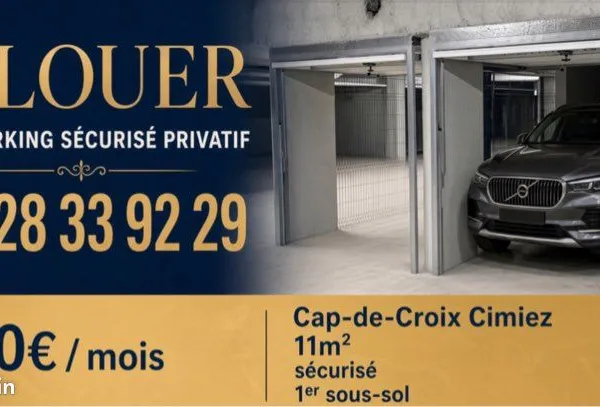 Garage à louer NICE Cimiez