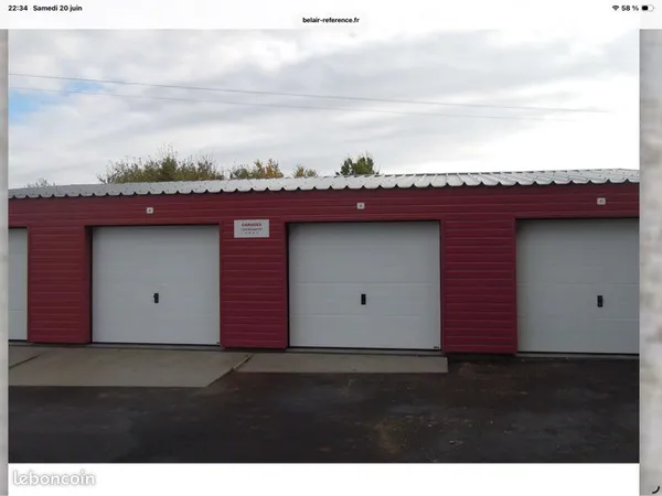 Garage camping car ,bateau ,locaux pro,parking