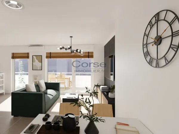 APPARTEMENT T3 - TRAVERSANT - ENTRÉE DE VILLE AJACCIO