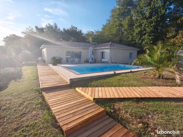 Maison contemporaine de plain pied