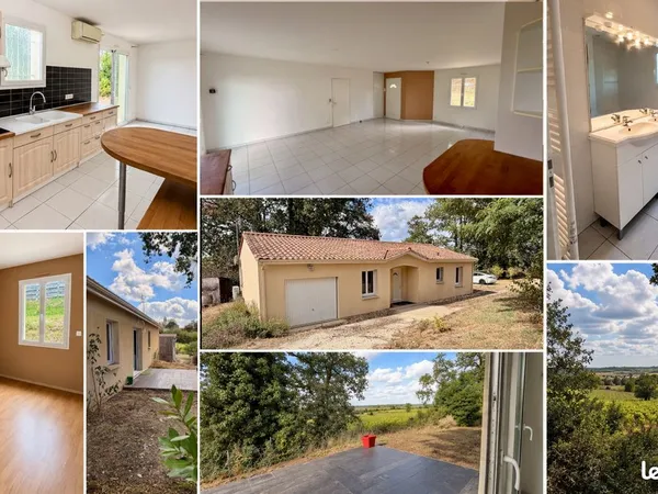 Maison 90 m² - 3 chambres - Terrain 1 100 m²
