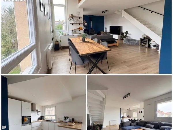Beau duplex de 77m2 saint louis centre