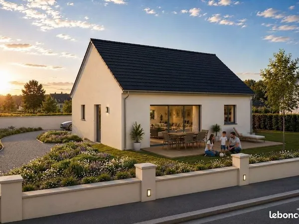 Projet de construction d'une maison 60 m² avec terrain à HENVIC (29)