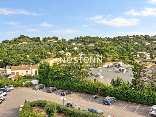 Vallauris - 3P - 58m² - parking - cave - traversant