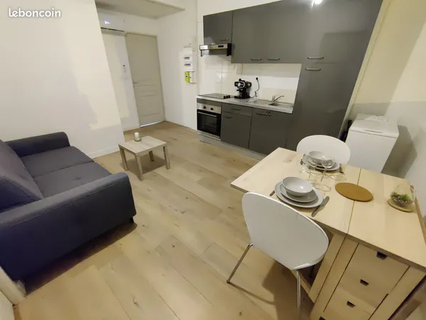 Centre-Ville - Appartement 2 pièces meublé, climatisé et rénové