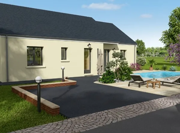 Projet maison neuve 123m² - La Riche - MAISON CMI