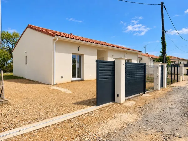 Maison plain pied T4 meublé - jardin