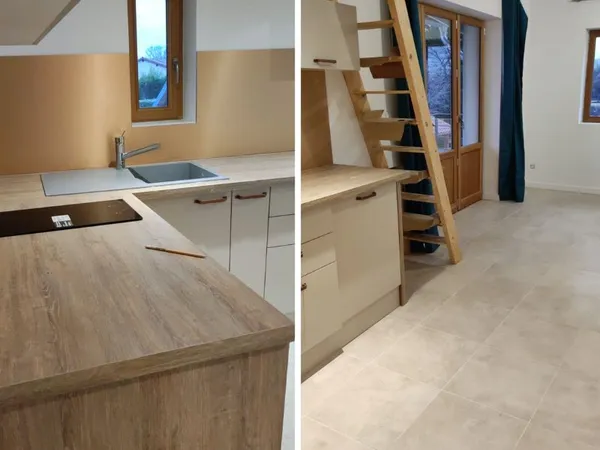 Studio 26 m² - cuisine équipée