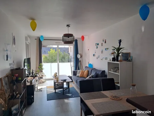 Location T2 45 m² meublé 850 (Le Panoramique - avenue Gal Leclerc à Rennes)
