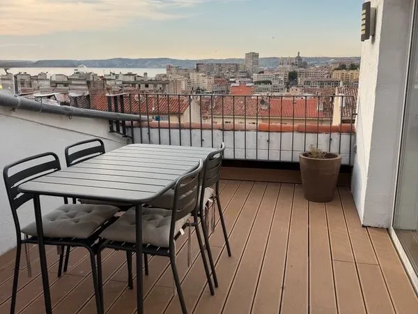 Loue appartement - 40m² - calme vue mer