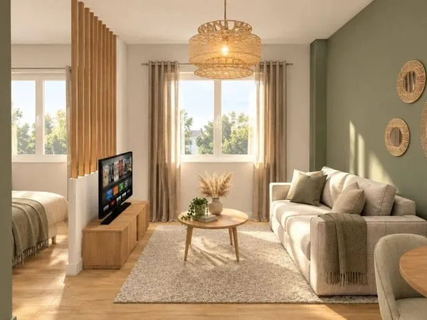 Studio 1 pièce 21 m²