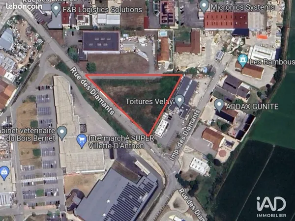 Terrain 5200 m² VILLETTE-D'ANTHON