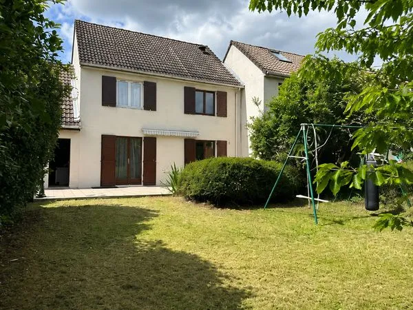 Villepinte — Maison 102m² avec jardin 370m² clos, 7 pièces, sous-sol total — Vente directe sans agen