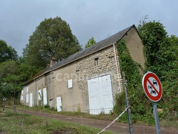 Grange sur terrain constructible de 8267 m2 en partie boisé à CRUX LA VILLE (58330)