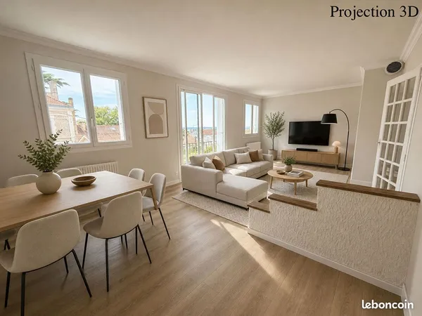Appartement 4 pièces 80 m²
