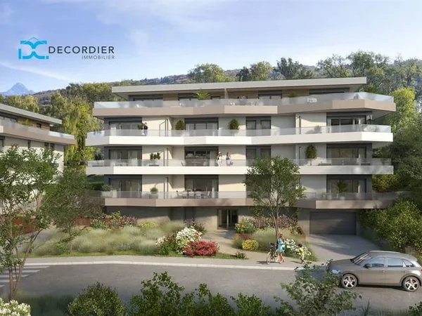 À VENDRE EVIAN, T4 NEUF ATTIQUE AVEC TERRASSE ET BALCON