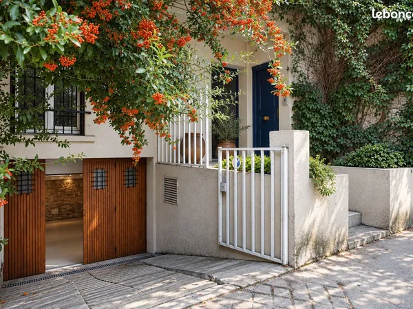 Esprit maison de ville - 120 m² - 3 chambres - garage double - entrée indépendante