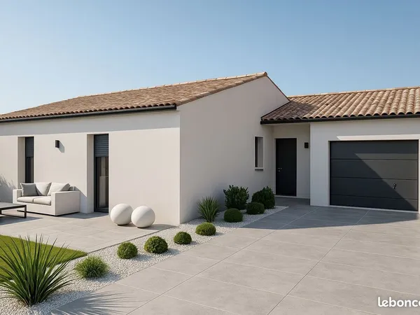 Maison de 69.75 m² sur un terrain de 427 m² à BRESSUIRE en DEUX-SEVRES (79)
