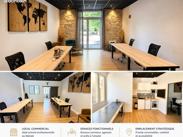 🏡 Local commercial rénové avec jardin - Bordeaux / Quai de Brazza - 125 000