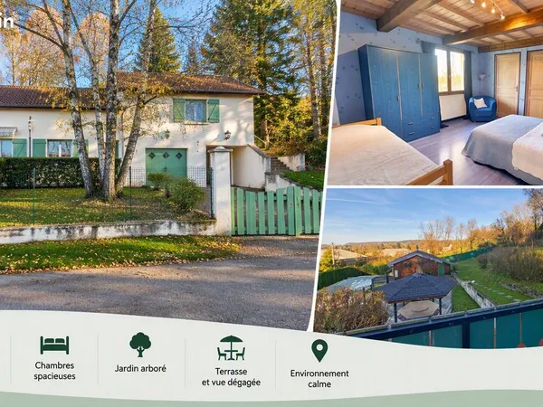 Maison de caractère de grande capacité à Boissia ( équipée pour gîte