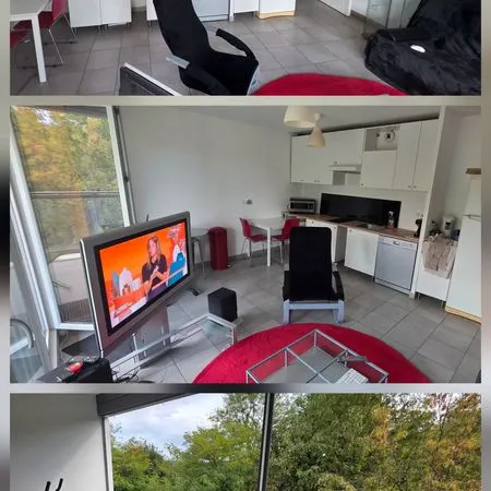 Appartement T2 meublé - Bel espace - Balcon/Terrasse sans vis-à-vis vue Nature