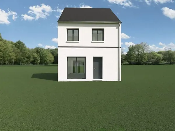 Affaire à saisir :Projet de construction d'une maison 90.38 m² avec terrain à MORTEFONTAINE-EN-THELL