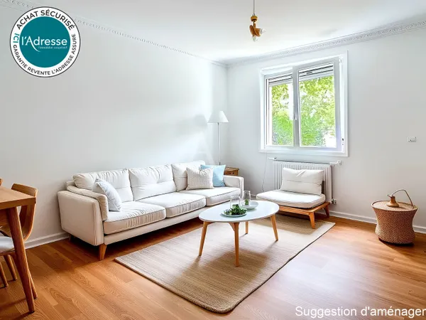 Appartement 2/3 pièces - 49 m² - Rueil-Malmaison (Boulevard National) - parking - cave