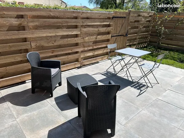 Logement entier calme avec jardin proche de tout et 10 mn de la mer