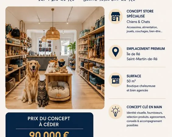 Concept store à vendre