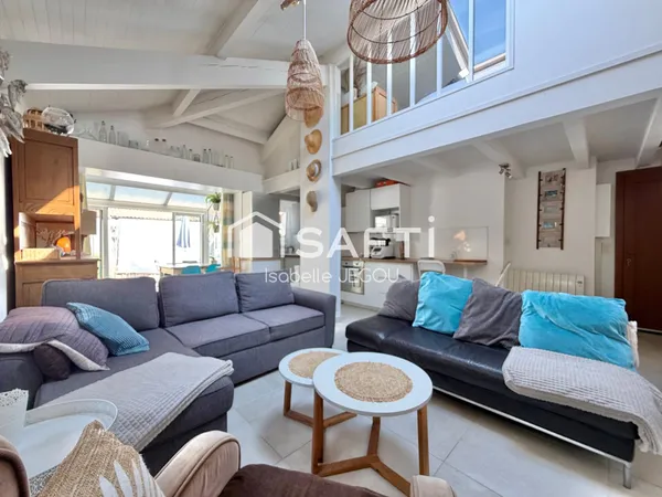 Très beau duplex situé à 300mètres de la plage du Vivier à Biscarrosse Plage