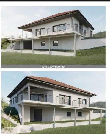 Maison à vendre- 1300 constructible2700 non constructibles