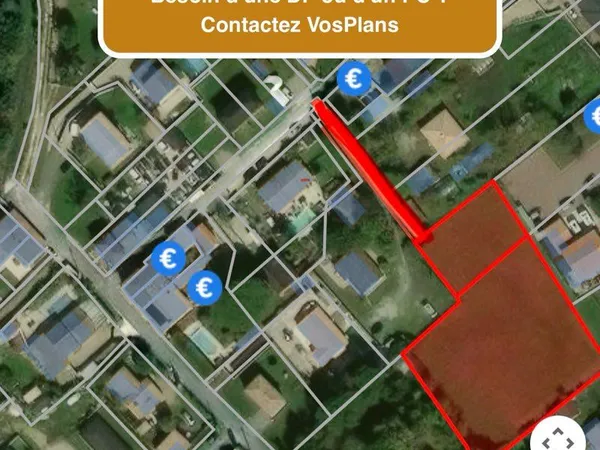 Terrain à bâtir de 2900m2 avec 25% emprise au sol métropole Bordeaux