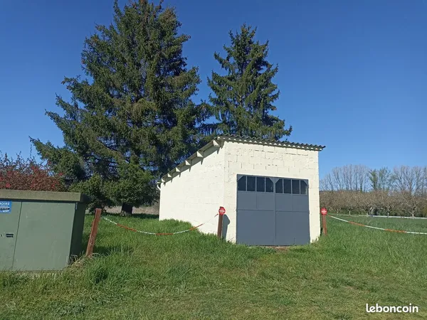 Terrain agricole avec garage