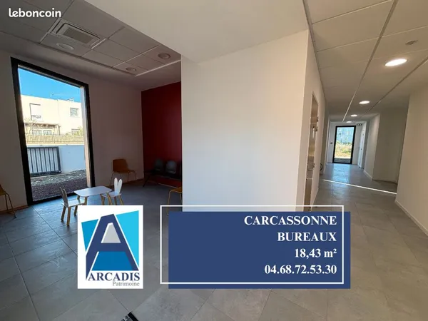Bureaux 18 m² CARCASSONNE