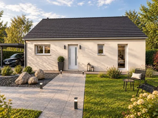 un vrai jardin et une maison neuve à Lunéville