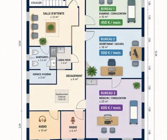 Espace de coworking & bureaux privatifs à louer - À partir de 300 / mois