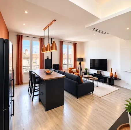 Appartement 2 pièces 45 m²
