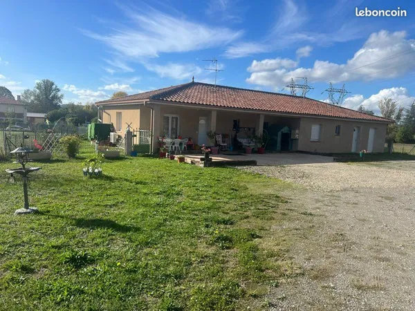 Maisons louées + grand terrain