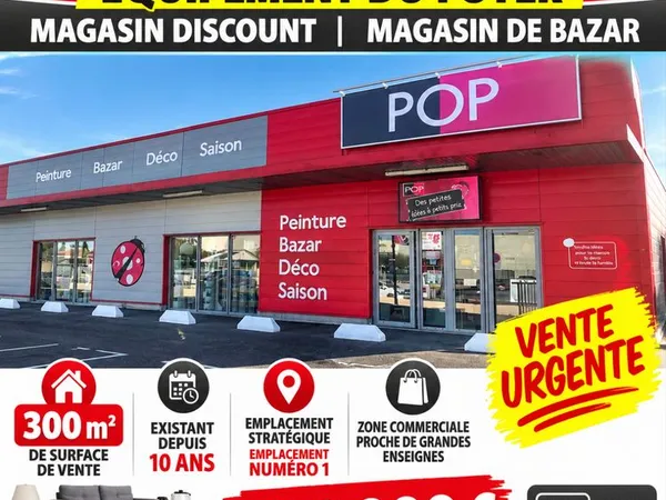 Fond de commerce 300m2