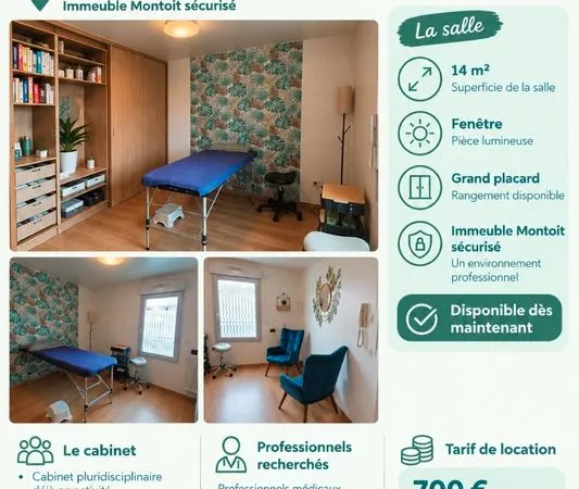 Salle à louer au sein d'un cabinet médical- Noisy-le-Grand